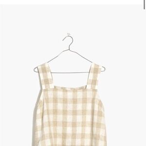 Madewell Linen Button Back Top